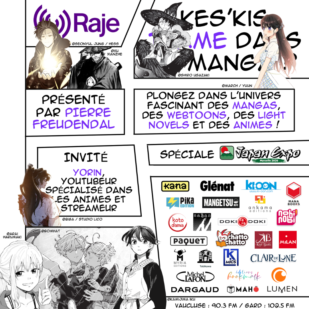 Kes'kis trame dans le manga ? - Spéciale Japan Expo Sud 2026